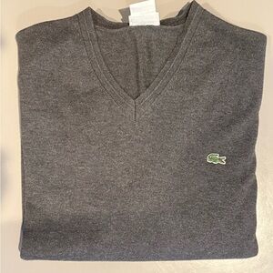 Men’s Lacoste V-Neck Sweater